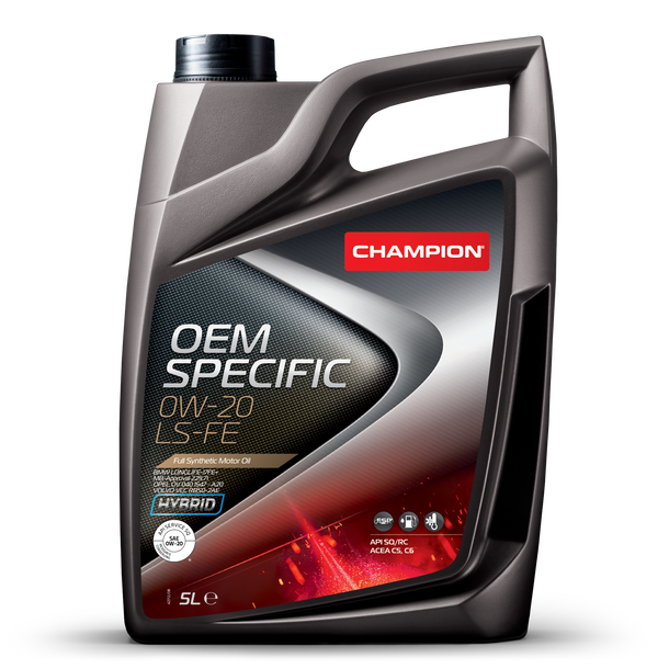Óleo Motor Auto CHAMPION OEM SPECIFIC 0W20 LS-FE  5L