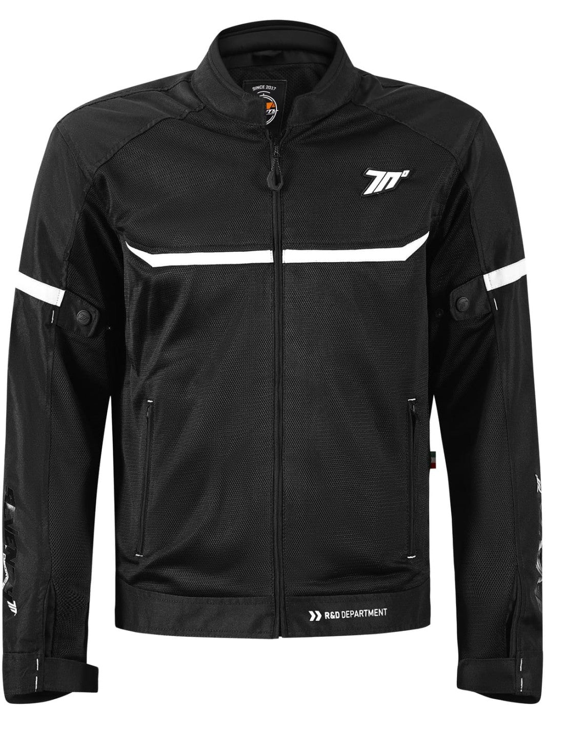 Jaqueta de Verão Masculina Seventy SD-JR30.1 Mojave Preta e Branca