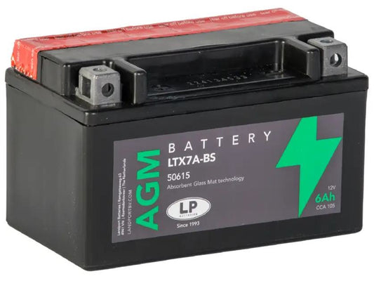BATERIA LP LTX7A-BS 12V 6Ah 105A