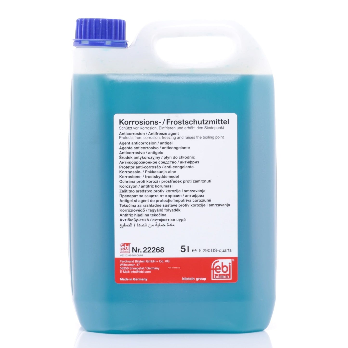 ANTI-CONGELANTE FEBI AZUL 5 LT.