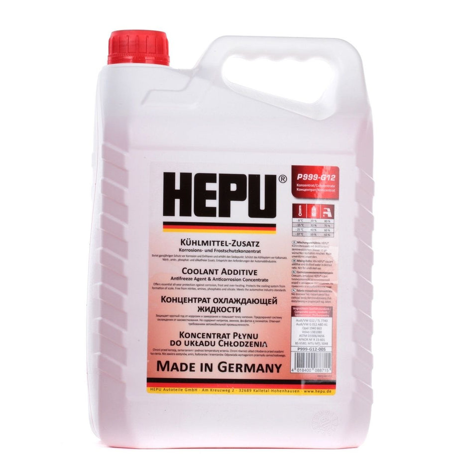 ANTI-CONGELANTE HEPU VERMELHO (5L)