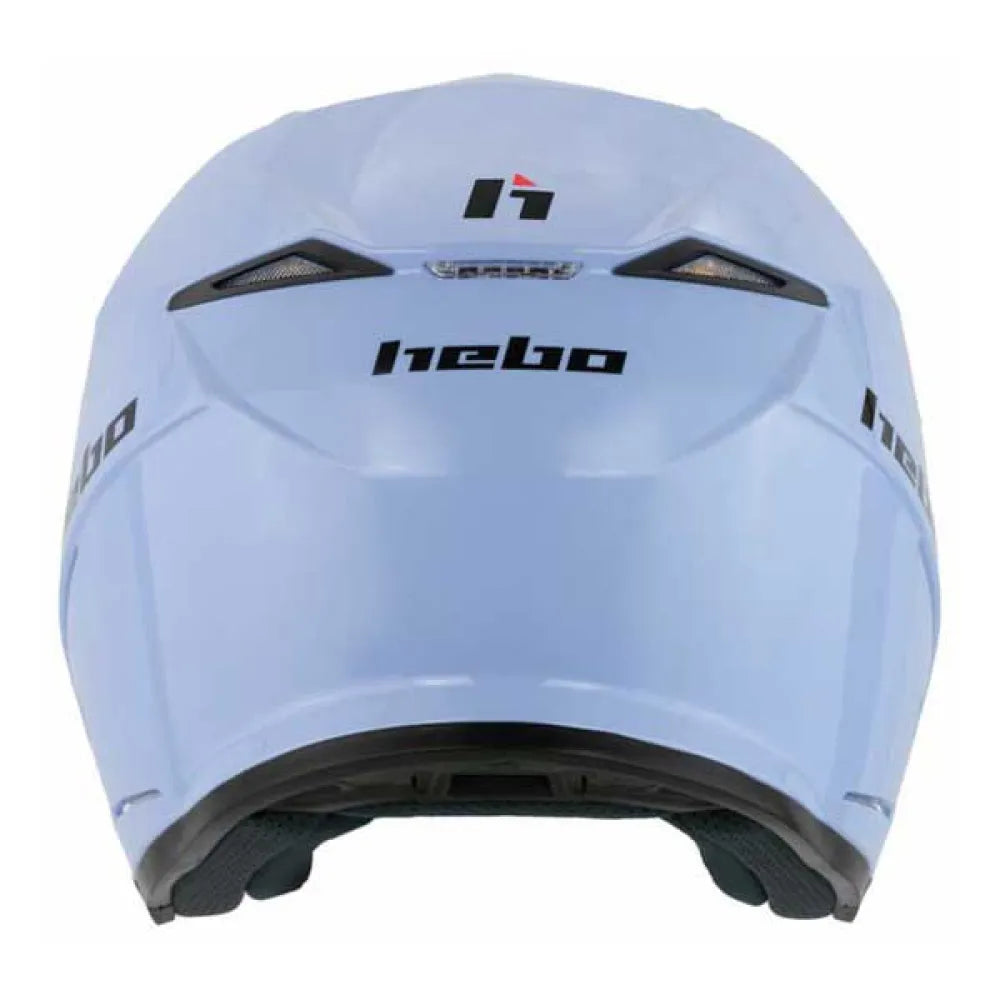 Hebo Zone 5 Capacete de Trial  monocromático - azul