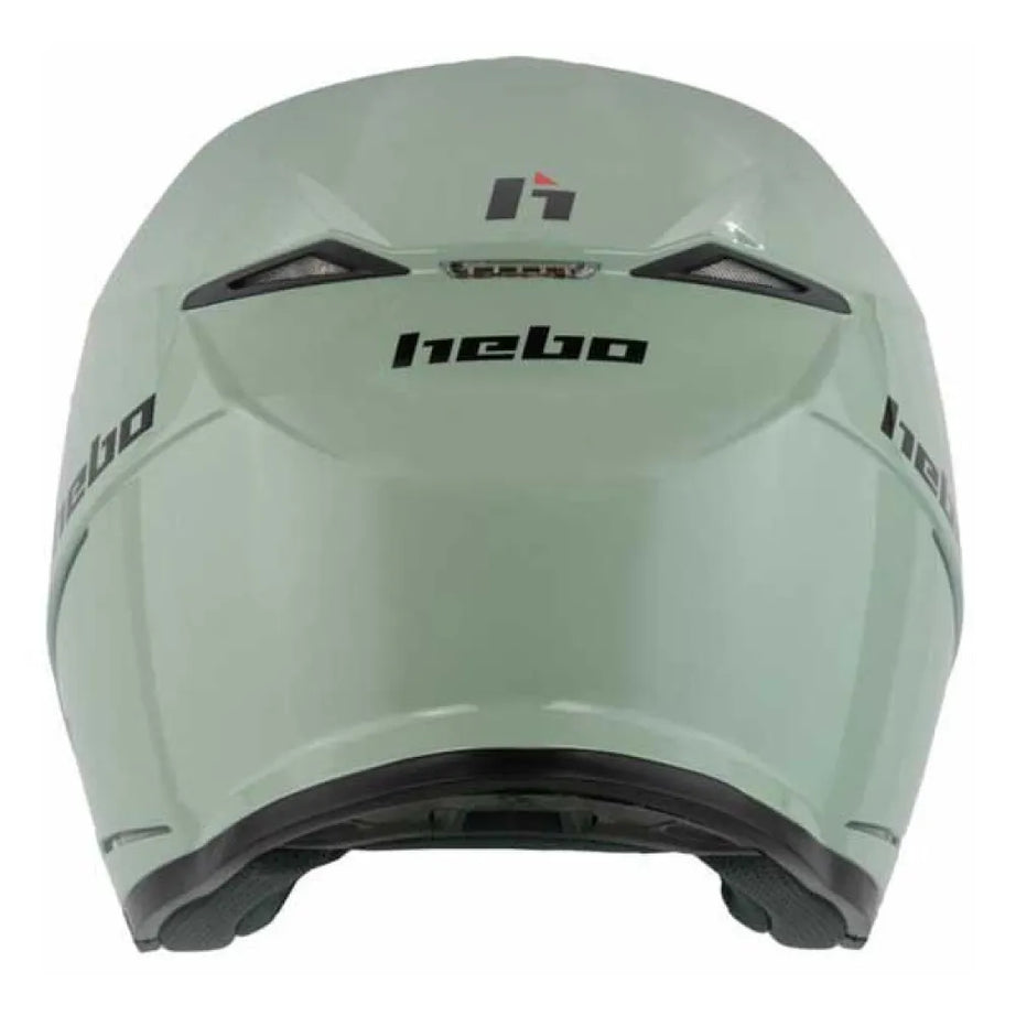 Hebo Zone 5 Capacete de Trial monocromático - Verde