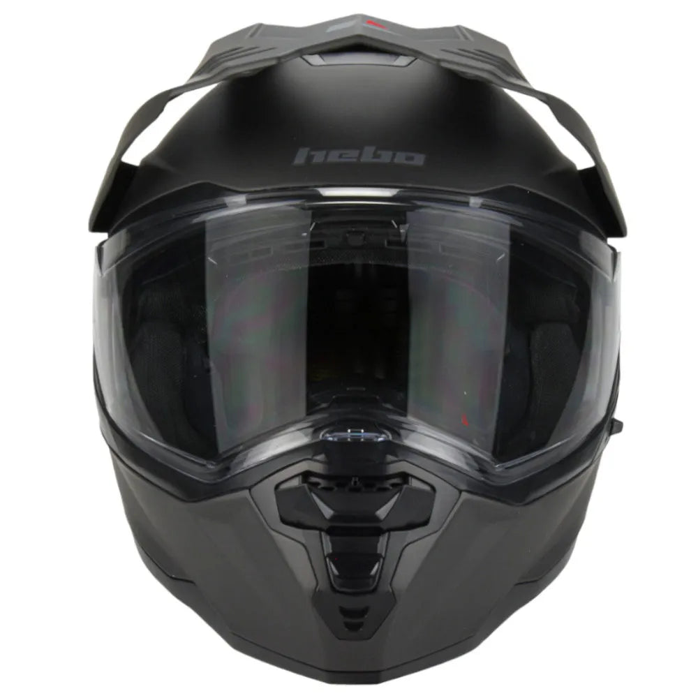 Capacete Cross Hebo XP22 Transam - Titânio Mate