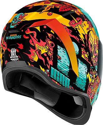 Capacete Integral Icon Airform Munchie Azul