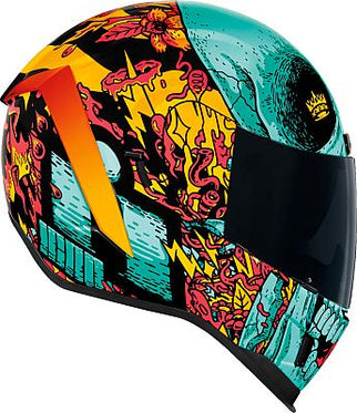 Capacete Integral Icon Airform Munchie Azul