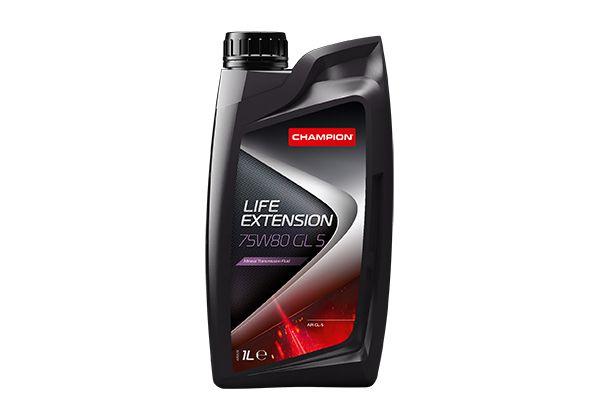 Óleo Caixa Velocidades Auto CHAMPION LIFE EXTENSION 75W80 GL 5  1L