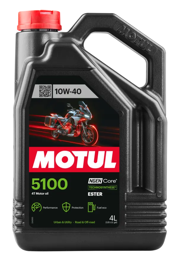 Oleo Motor Motos MOTUL 5100 10W-40 4T 4L