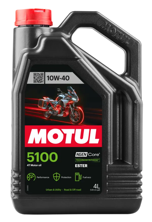 Oleo Motor Motos MOTUL 5100 10W-40 4T 4L