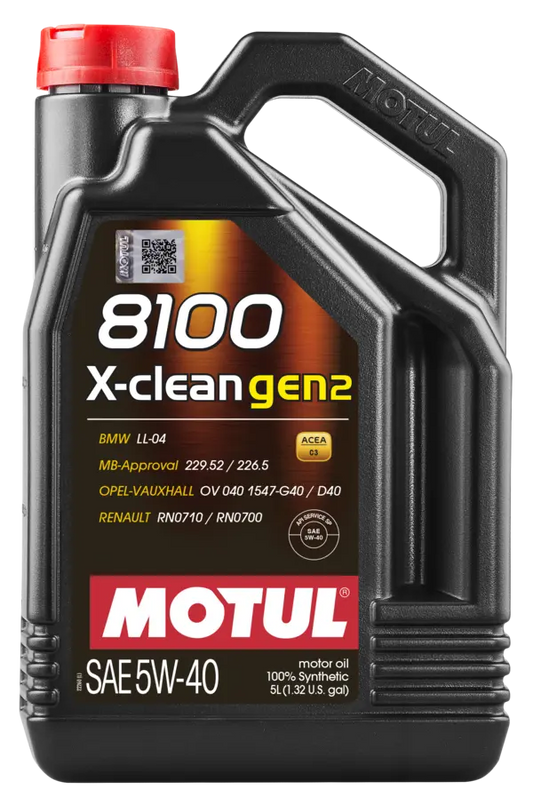 Oleo Motor Auto MOTUL 8100 X-CLEAN GEN2 5W-40 5L