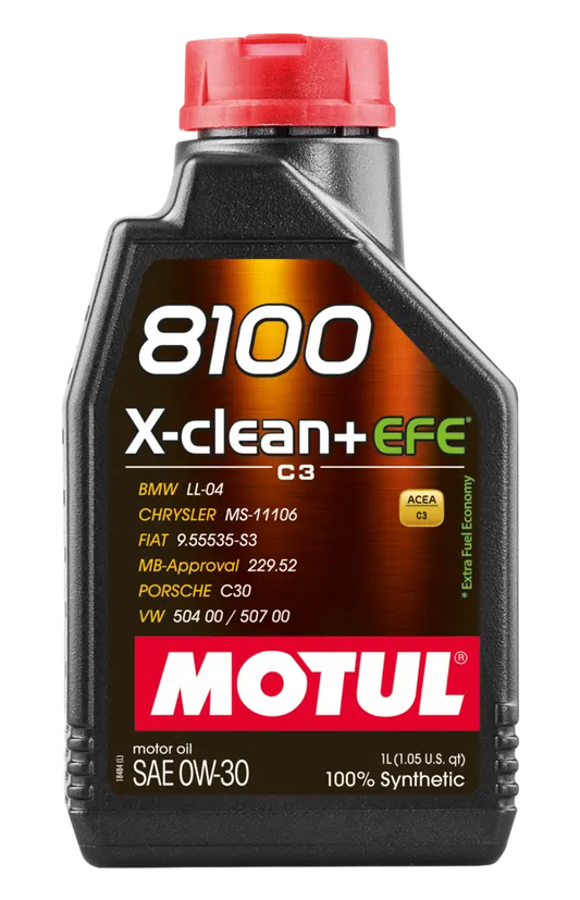 MOTUL 8100 X-CLEAN+ EFE 0W-30  1L