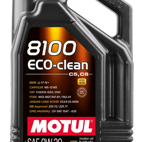 MOTUL 8100 ECO-CLEAN 0W-20  5L