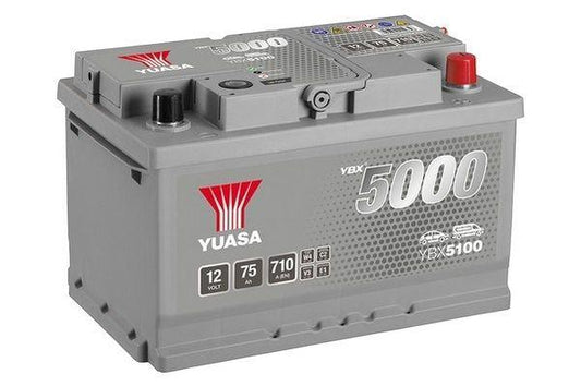 Bateria YUASA YBX5100 12V 75ah 710A