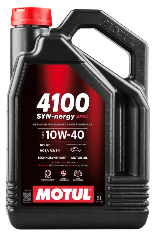 Oleo Motor Auto MOTUL 4100 SYN-NERGY SPEC 10W-40 5L