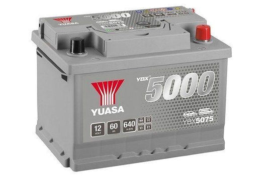 Bateria YUASA YBX5075 12V 60ah 640A