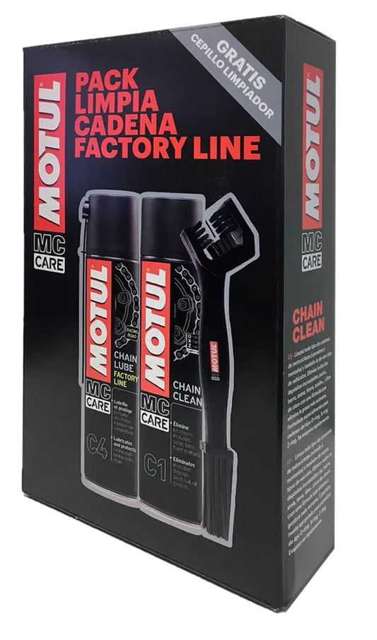 PACK LIMPA CORRENTE FACTORY LINE MOTUL (C1+C4)