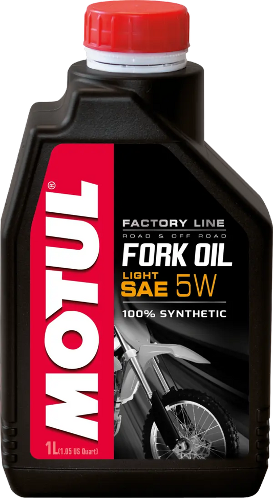 Oleo Suspensão Motos MOTUL FORK OIL FACTORY LINE LIGHT 5W  1L