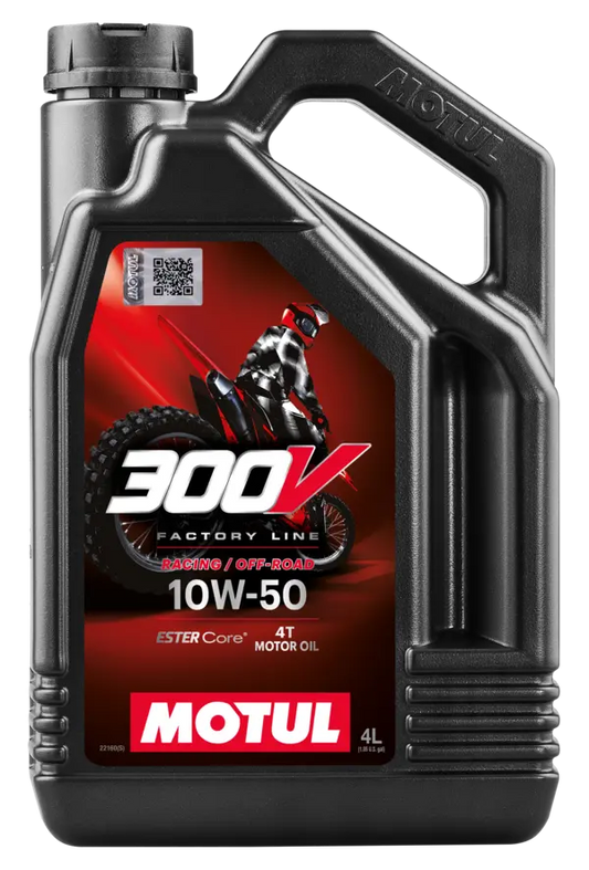 Oleo Motor Motos MOTUL 300V FACTORY LINE OFF ROAD 10W-50 4T 4L
