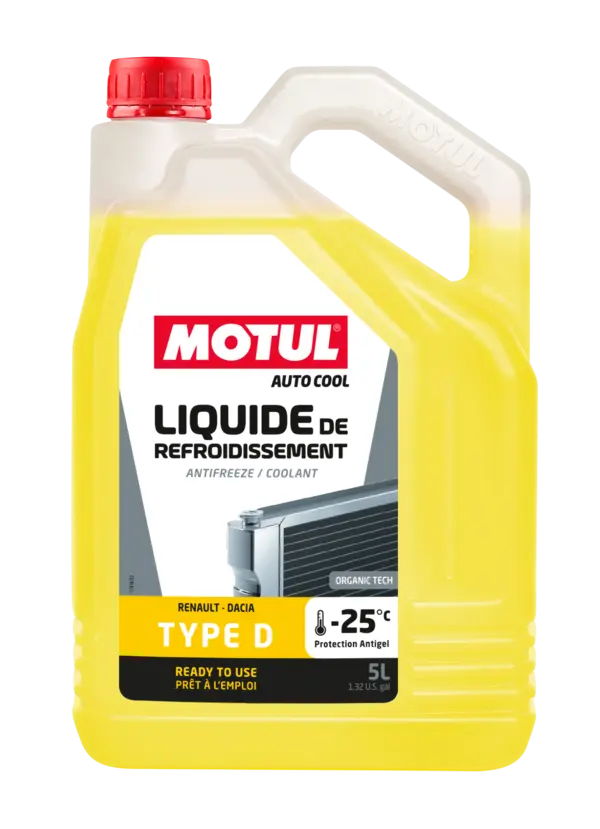 Anticongelante MOTUL LR TYPE D -25°C  5L