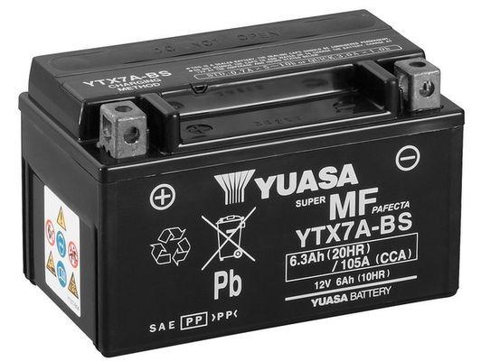 Bateria YUASA YTX7A-BS 12V 6Ah 105A