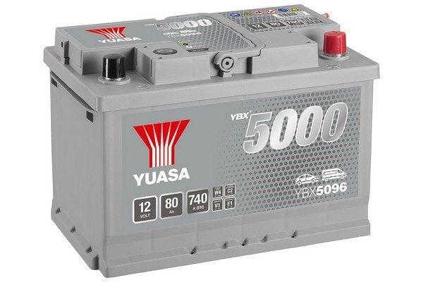 Bateria YUASA YBX5096 12V 80ah EN 740A
