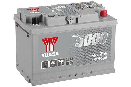 Bateria YUASA YBX5096 12V 80ah EN 740A