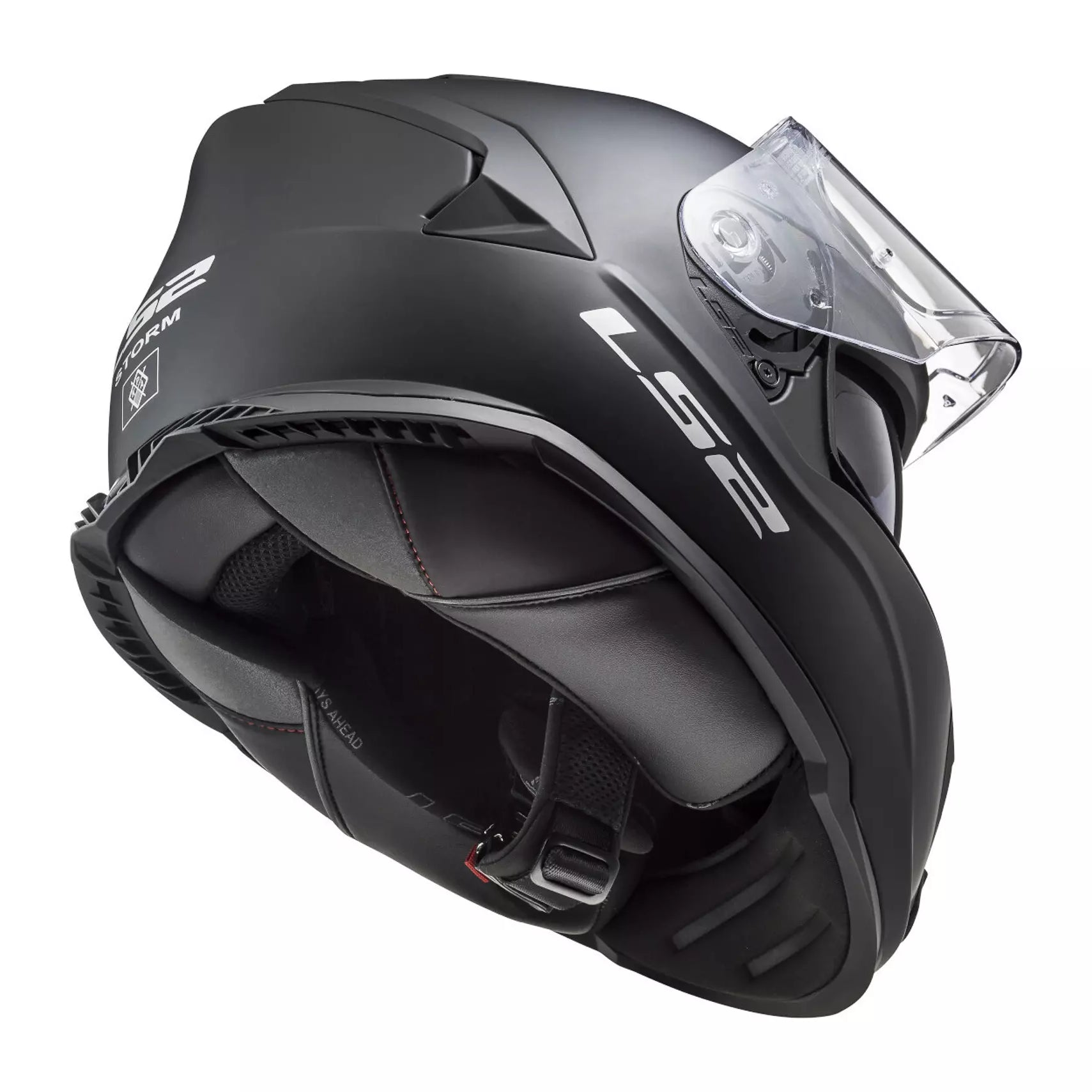 Capacete Integral sólido LS2 FF800 storm II - Preto Fosco