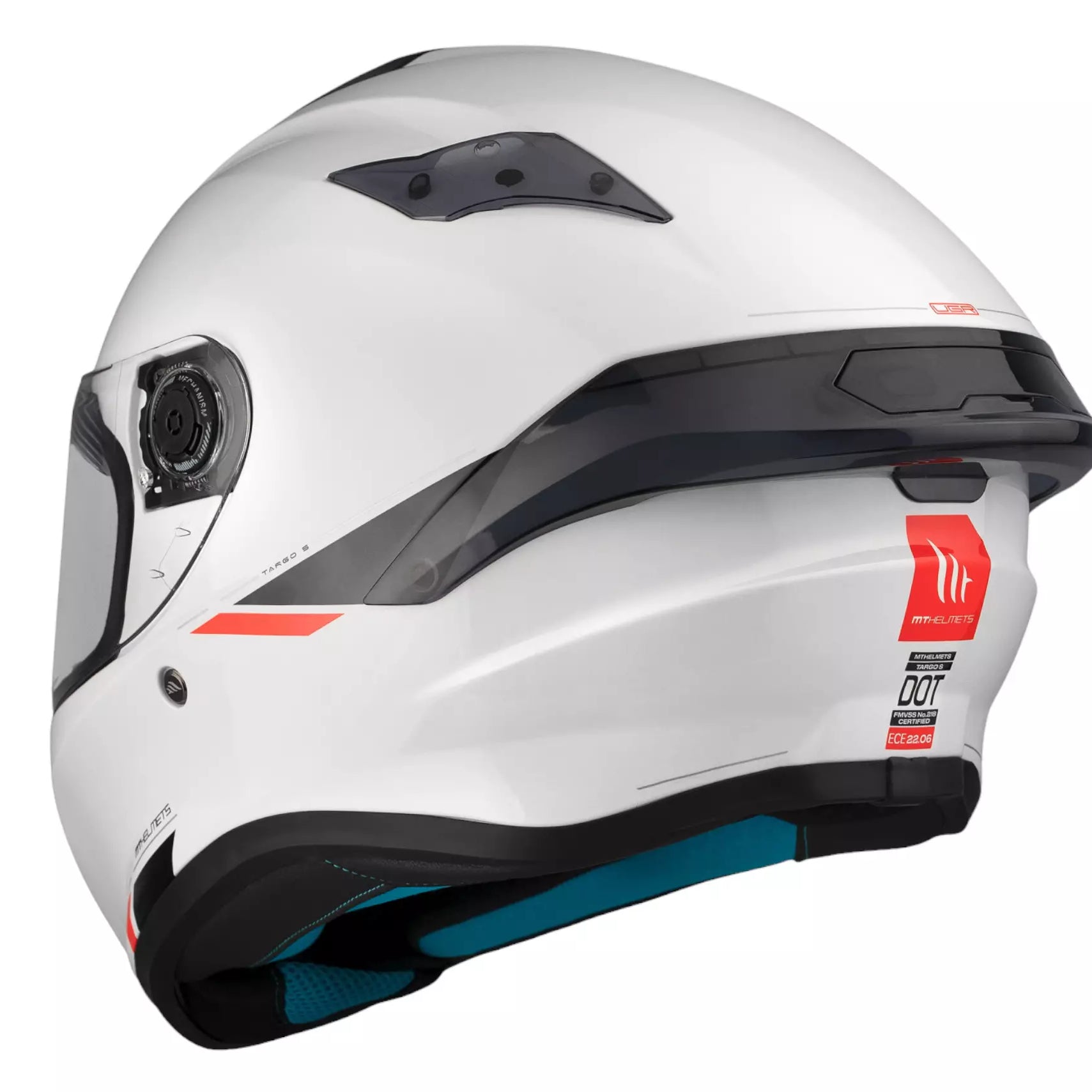 MT Helmets Capacete Thunder 4 SV Solid - Branco Pérola