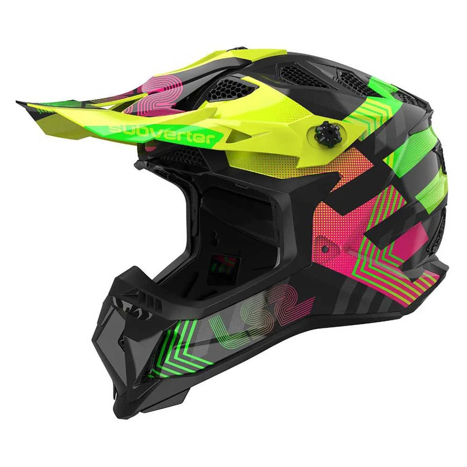 Capacete Cross Cromático LS2 MX700 Subverter EVO II - Preto
