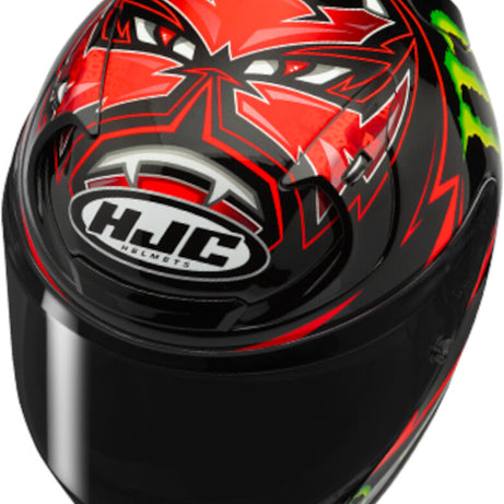 Capacete Integral HJC RPHA12 QUARTER REPLICA vermelho