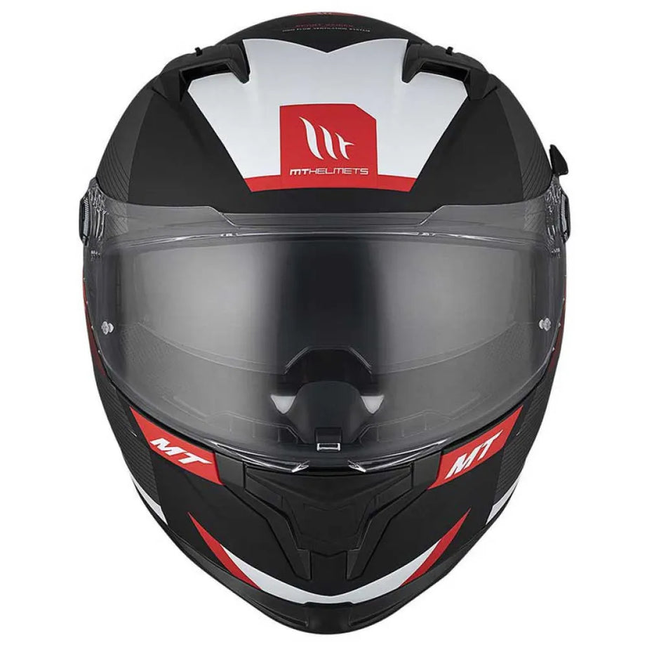 MT Helmets Braker SV Chento B5 Capacete Integral Vermelho/Preto Fosco