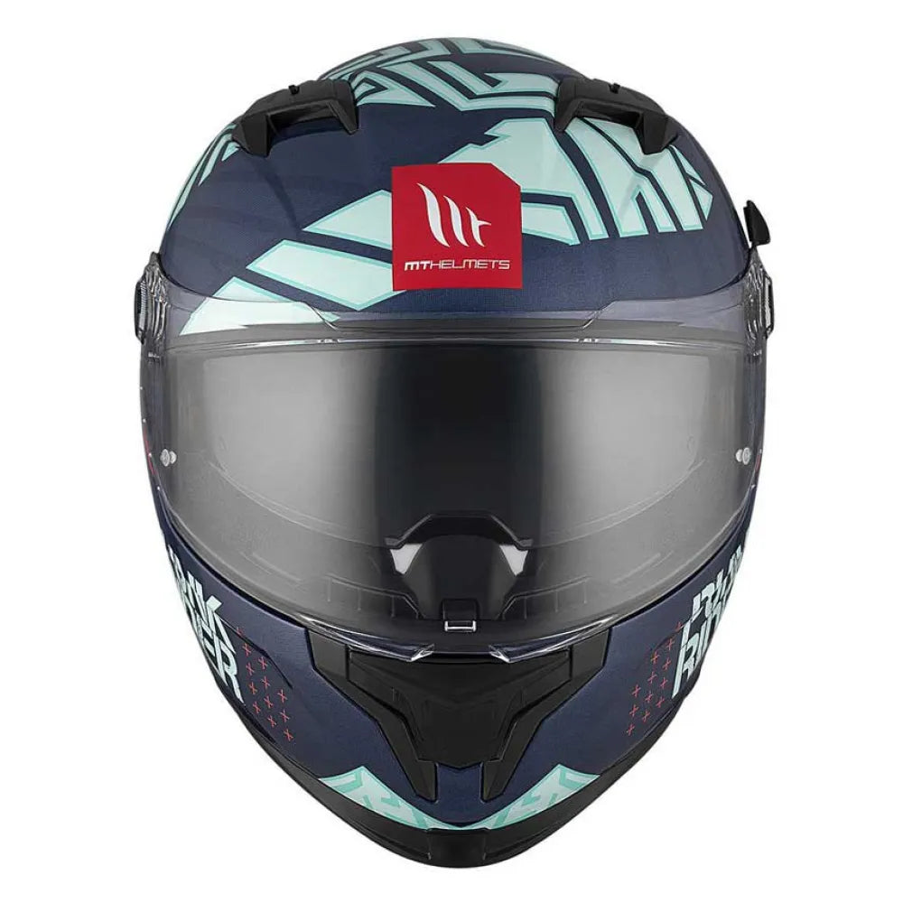 MT Capacetes FF128SV Braker SV Punkrider Capacete - Azul