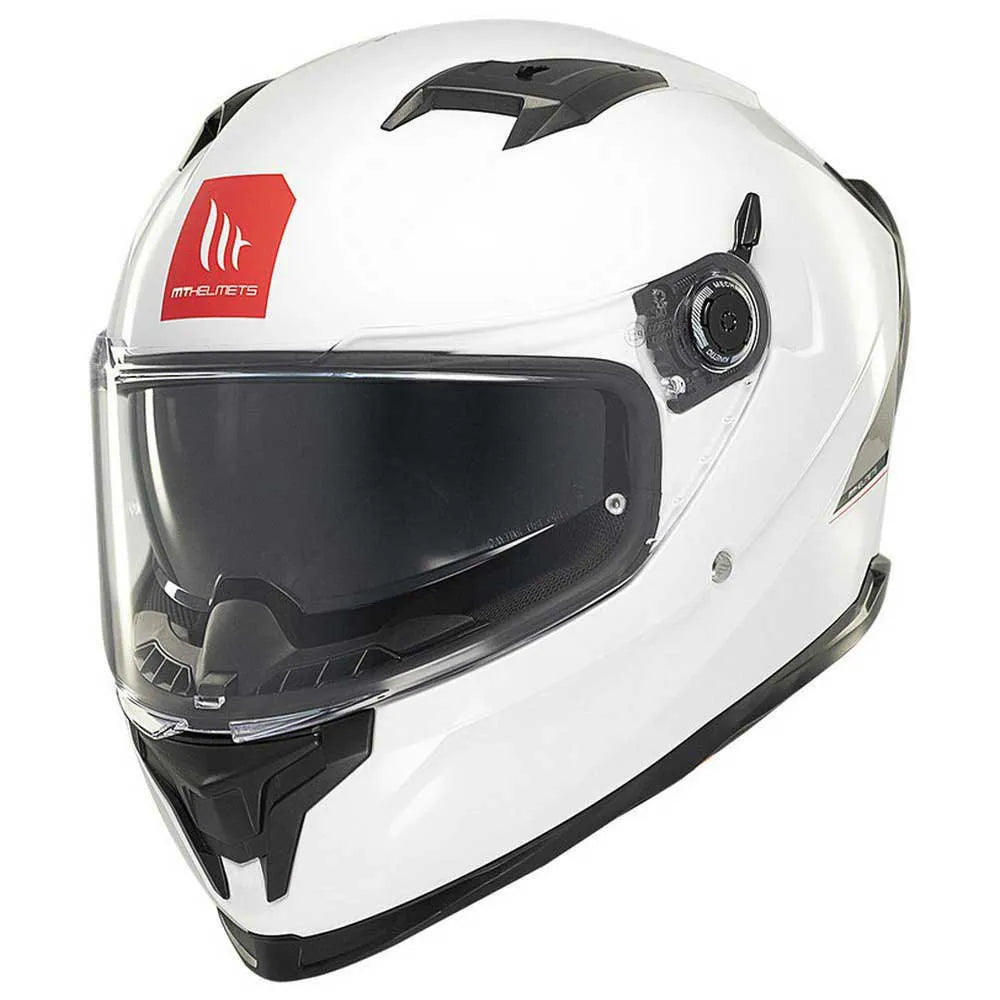 Capacete Integral Braker SV Solid A0 MT Helmets - Branco Pérola Brilhante