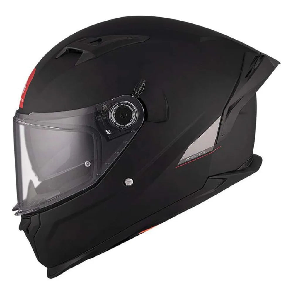 Braker SV Solid A1 MT Capacetes Integrais - Preto Fosco