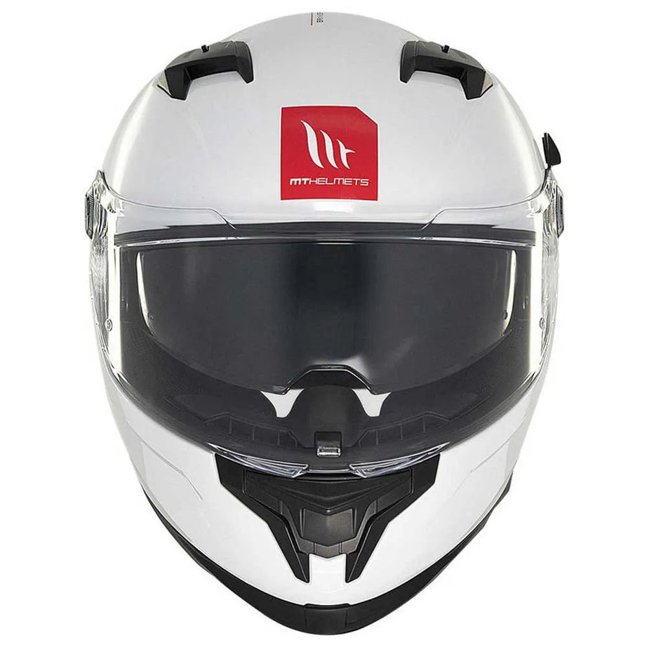 Capacete Integral Braker SV Solid A0 MT Helmets - Branco Pérola Brilhante