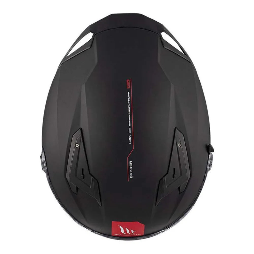 Braker SV Solid A1 MT Capacetes Integrais - Preto Fosco