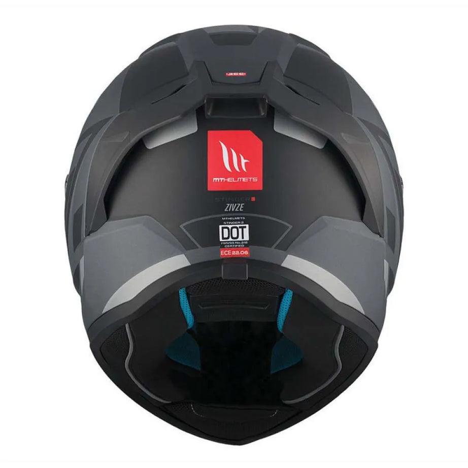 MT Helmets Capacete Integral Stinger 2 Zivze C2 - Fosco