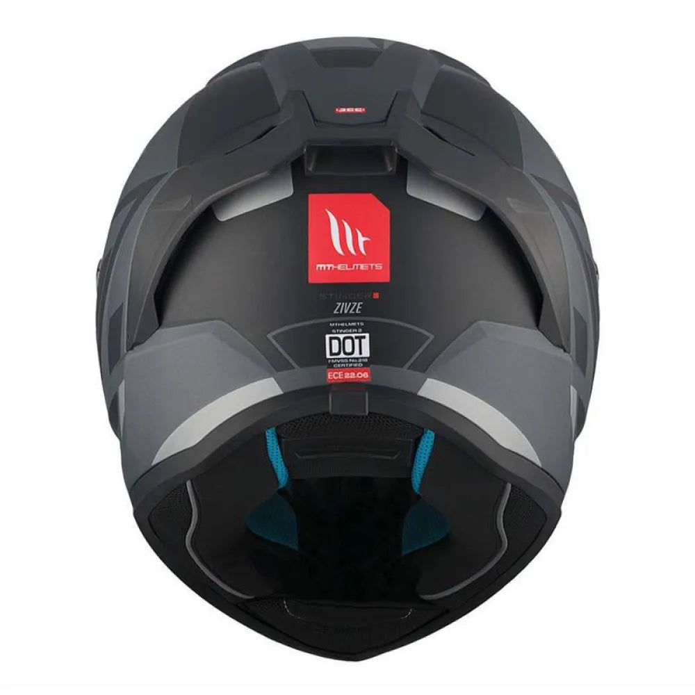 MT Helmets Capacete Integral Stinger 2 Zivze C2 - Fosco