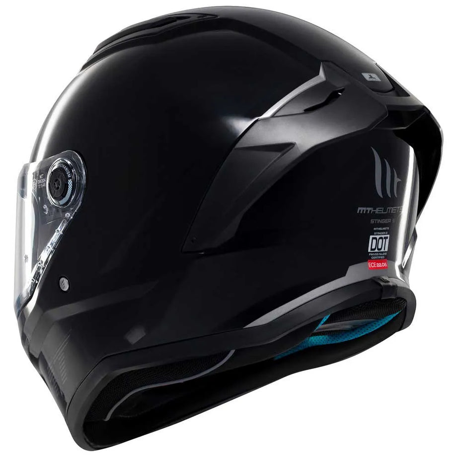 Capacete Integral MT Helmets Stinger 2 - Preto Brilhante
