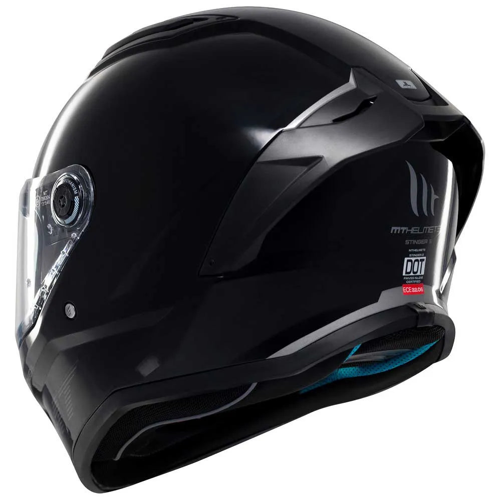 Capacete Integral MT Helmets Stinger 2 - Preto Brilhante