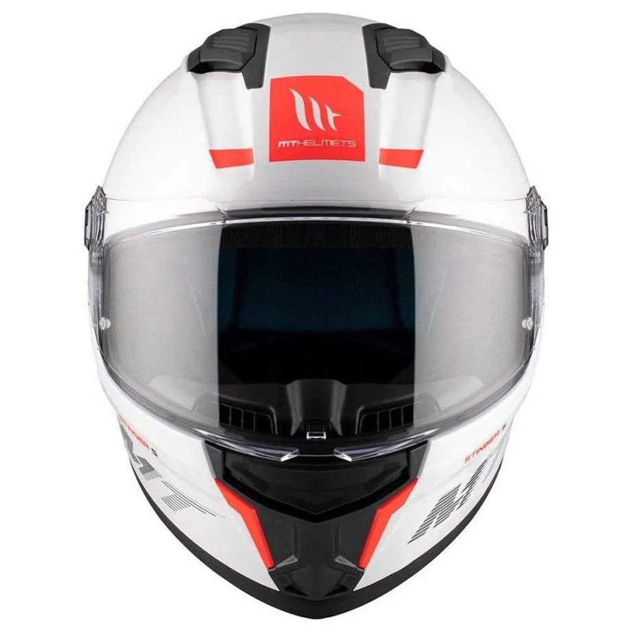 Capacete Integral MT Helmets Stinger 2 - Branco Pérola Brilhante