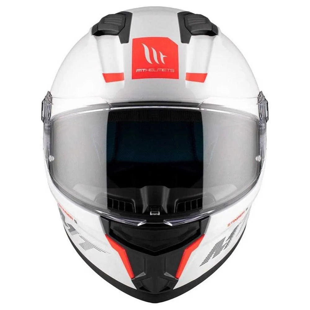 Capacete Integral MT Helmets Stinger 2 - Branco Pérola Brilhante