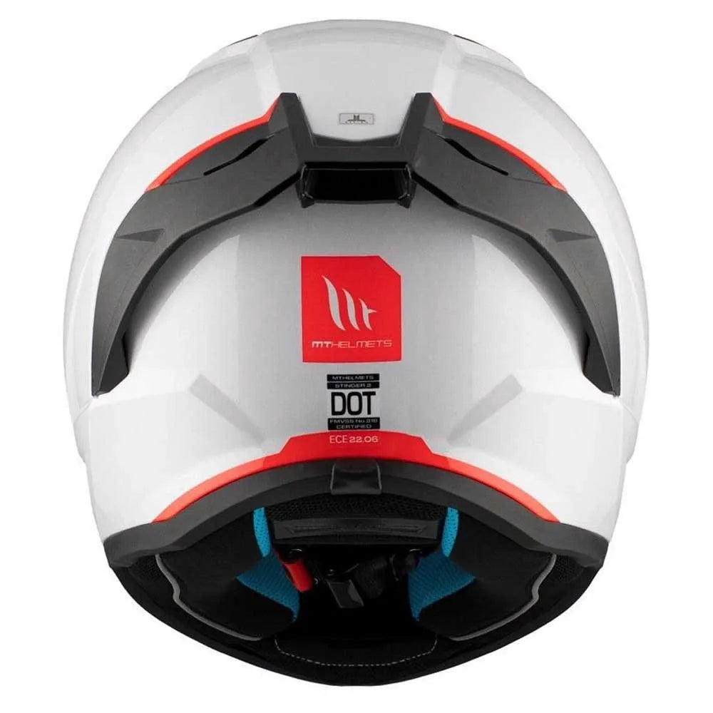 Capacete Integral MT Helmets Stinger 2 - Branco Pérola Brilhante