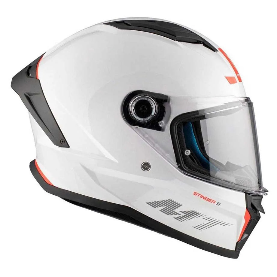 Capacete Integral MT Helmets Stinger 2 - Branco Pérola Brilhante