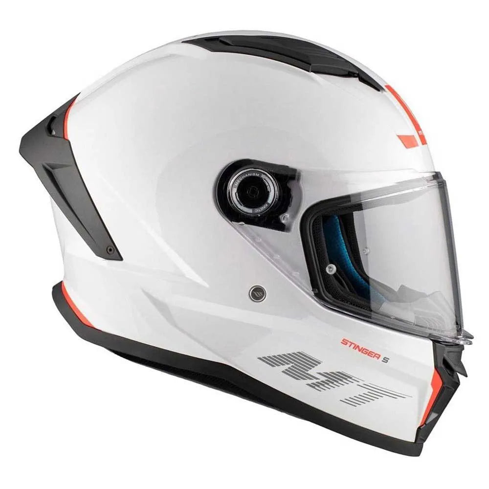 Capacete Integral MT Helmets Stinger 2 - Branco Pérola Brilhante