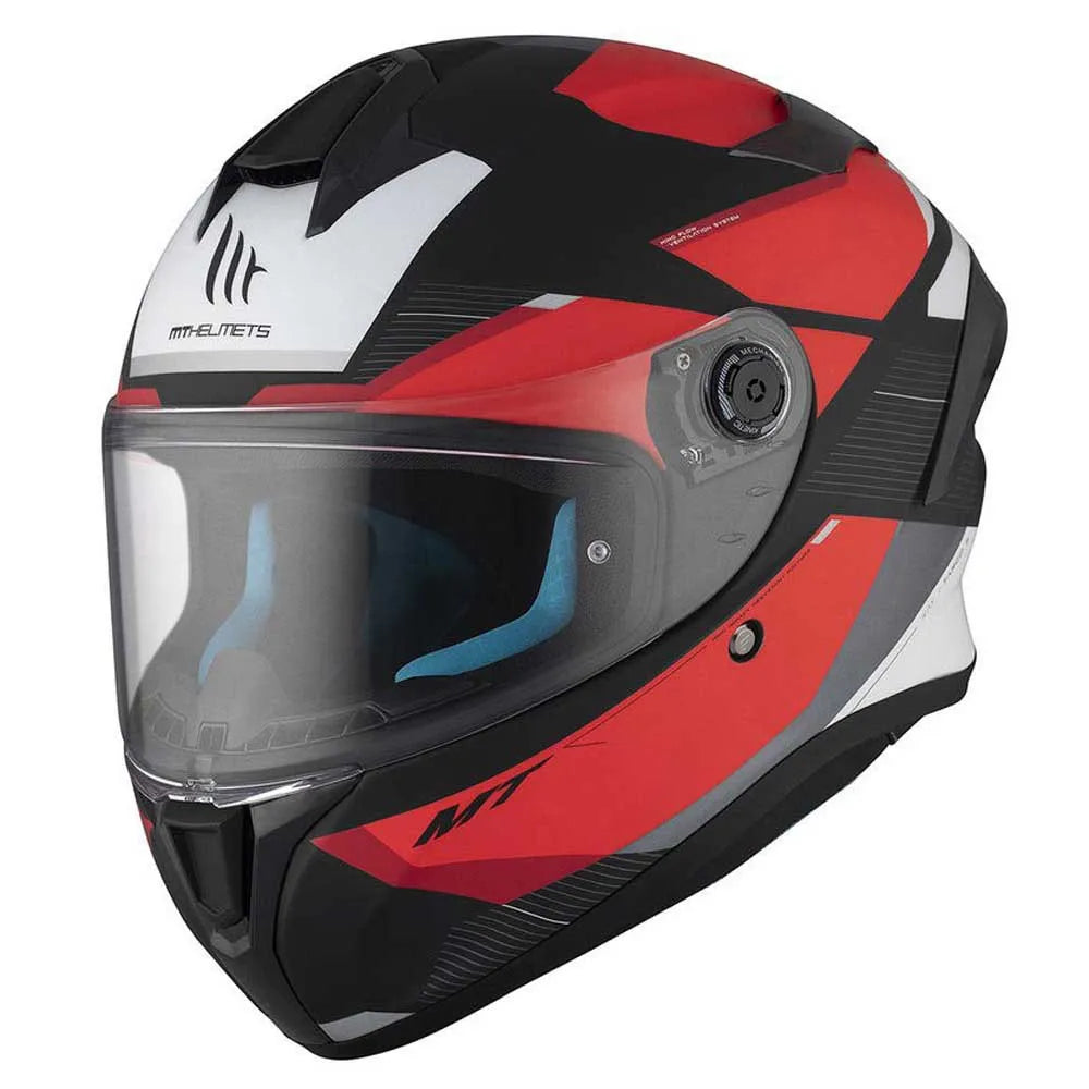 Capacete MT Helmets FF106B Targo S Kay Matte Vermelho-Preto