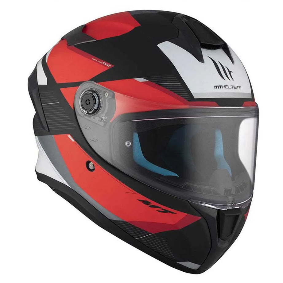 Capacete MT Helmets FF106B Targo S Kay Matte Vermelho-Preto