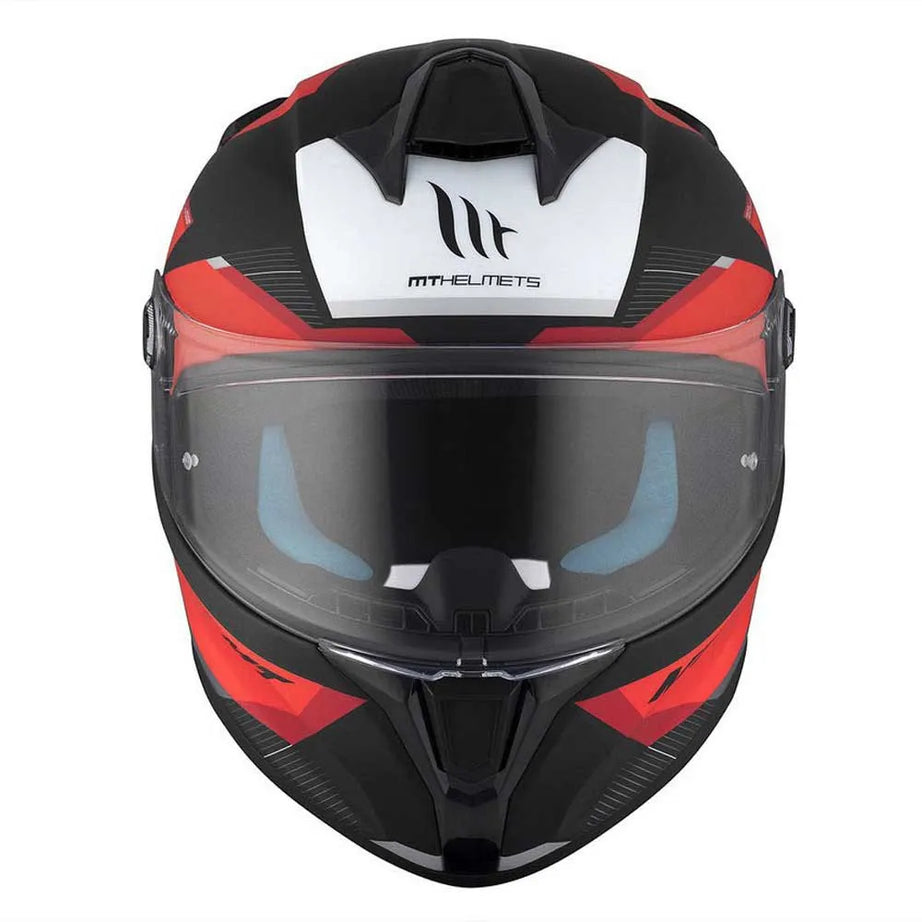 Capacete MT Helmets FF106B Targo S Kay Matte Vermelho-Preto