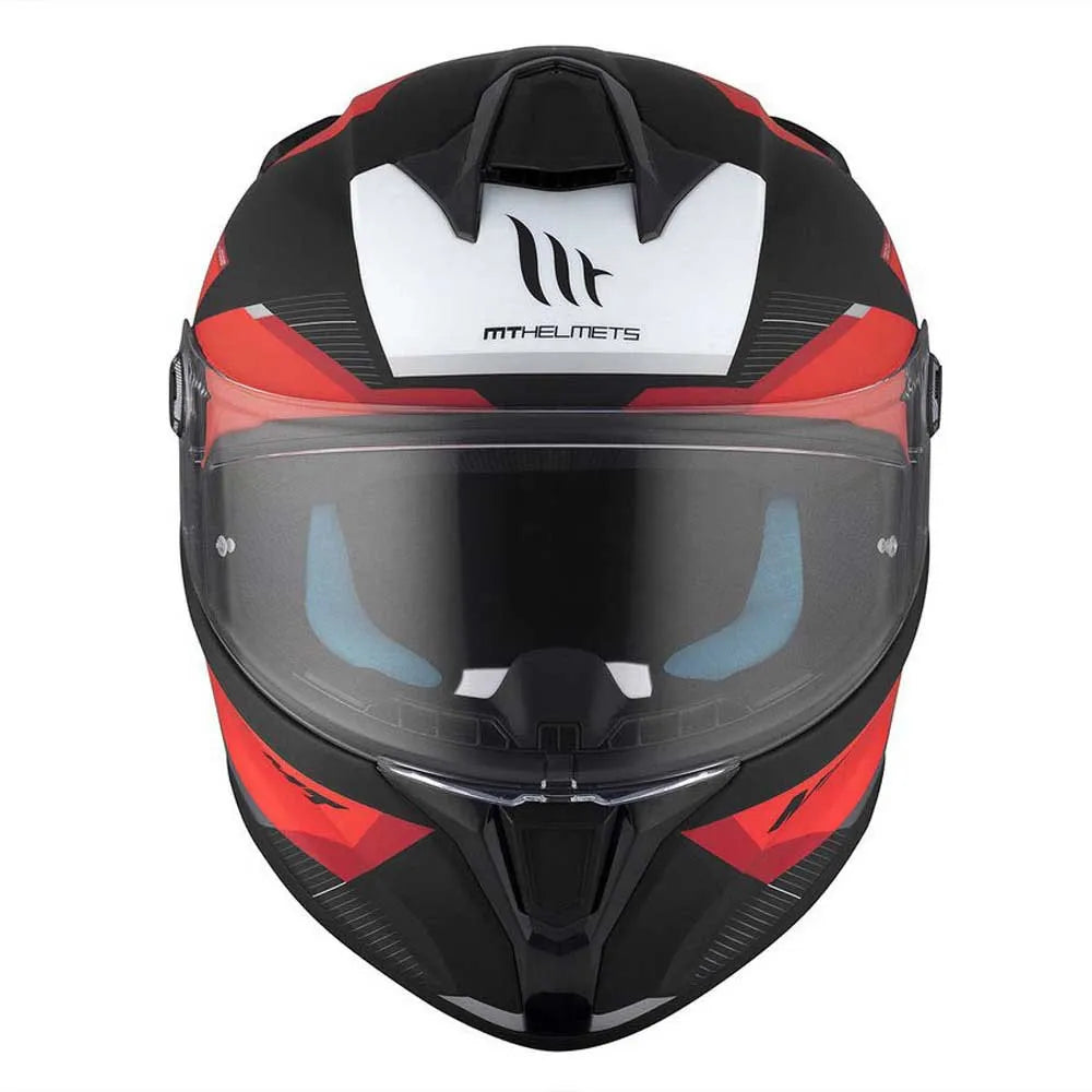 Capacete MT Helmets FF106B Targo S Kay Matte Vermelho-Preto