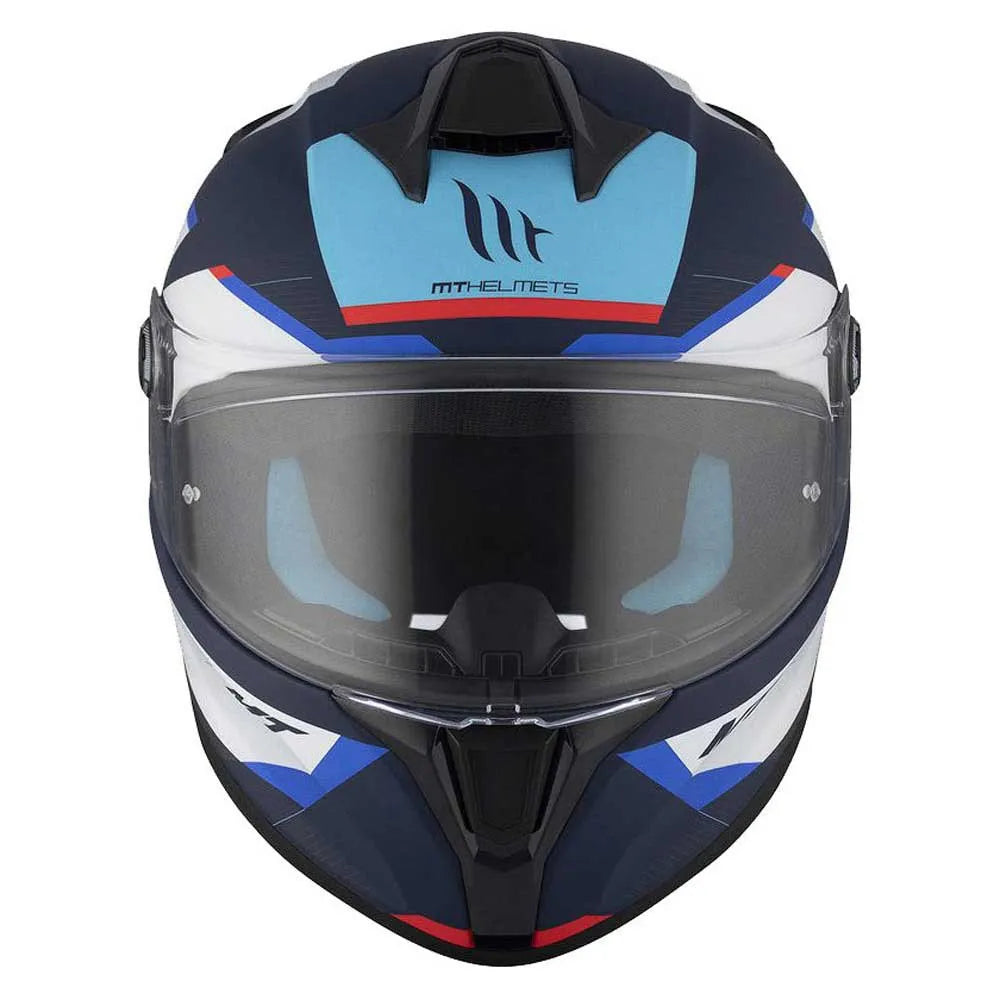 Capacete MT Helmets FF106B Targo S Kay Fosco Azul-Branco